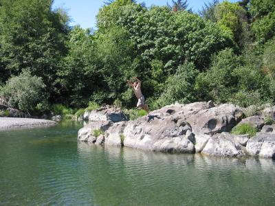 Jumping in