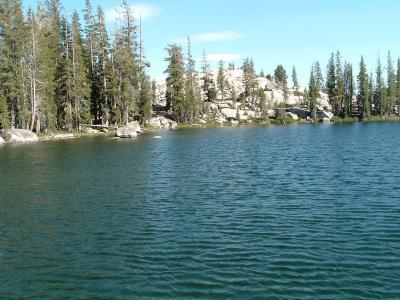 This little lake makes a great swimming hole.