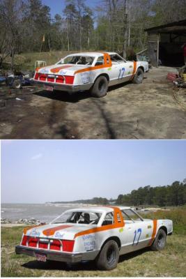 Composite of Wilbers Car I put it on Daulphin Island.