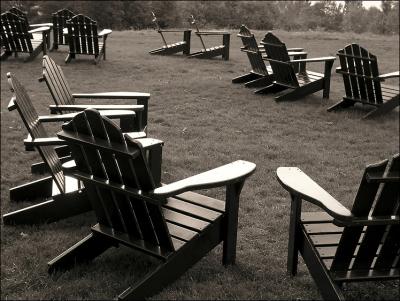 Lawn Chairs (Sepia)