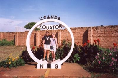 Becs & me at the Equator