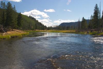 One of many small yellowstone lakes