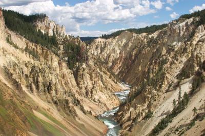 The grand canyon of the yellowstone