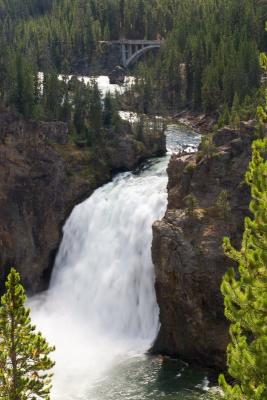 The Yellowstone upper falls
