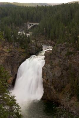 The Yellowstone upper falls