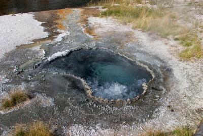 Hot spring in the upper basin