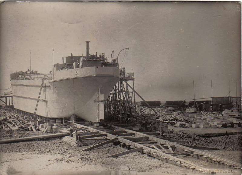 Queenborough 1918. Concrete ship