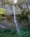 Elowah Falls blowing away in the wind