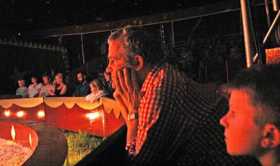 Captive audience.