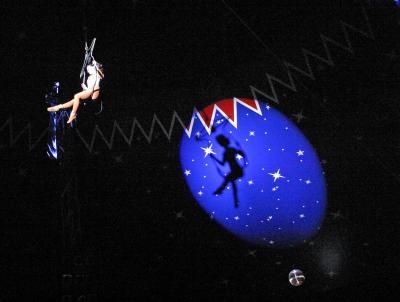 High rope with shadow.