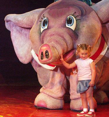 Interval with elephant.