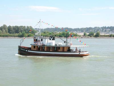 Tugboat yacht.