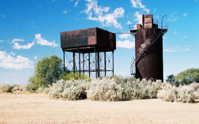 Abandoned water tower - The Ghan