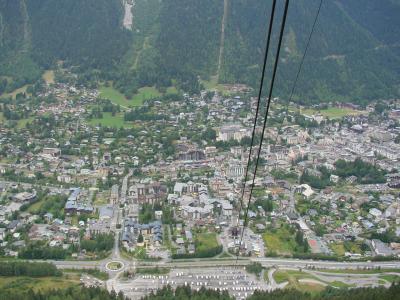 Chamonix city view