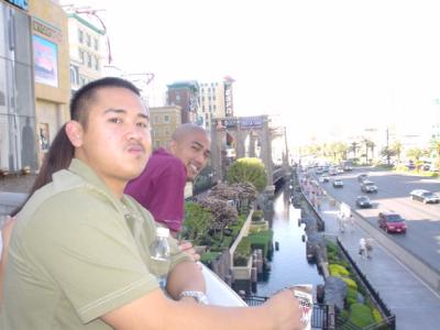Vic on the strip!