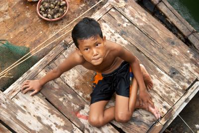 Young Boy Halong Bay
