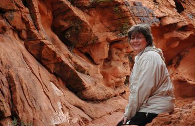 Lisa at the Valley of Fire