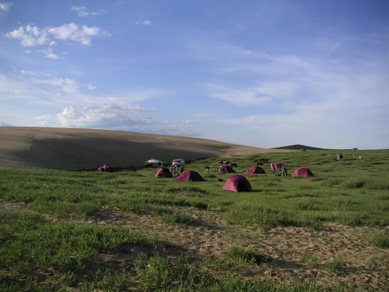 Arburd Sands - our camp