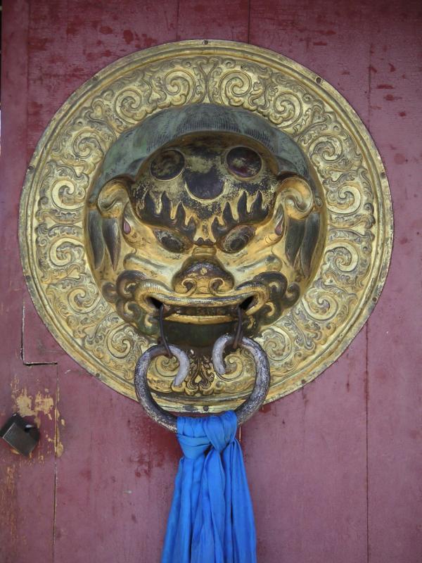 Elaborate door knocker