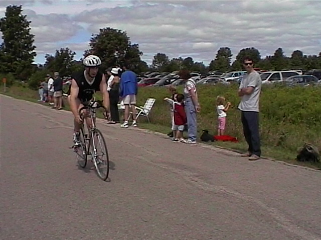 Off on the bike see you in 30 Km!