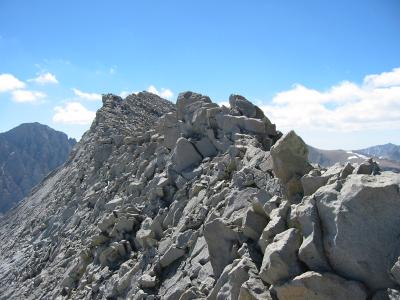 The summit ridge