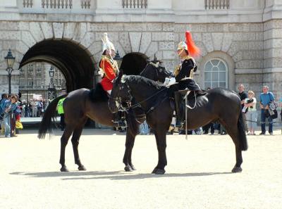 changing guards at Horse Guards Parade...