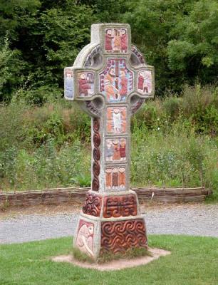Early Christian Cross - Irish National Heritage Park (Co. Wexford)