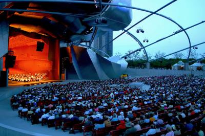 Millenium Park Concert stage