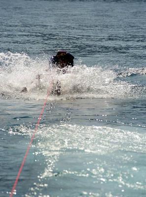 Phase 3: Mit dem Kopf vornber ins Wasser