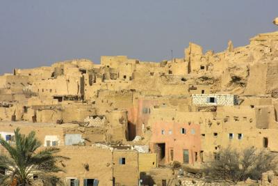 overlook of the old city of siwa