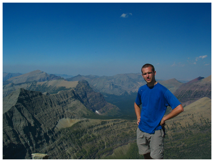 Me on the Summit of Flinsch Peak