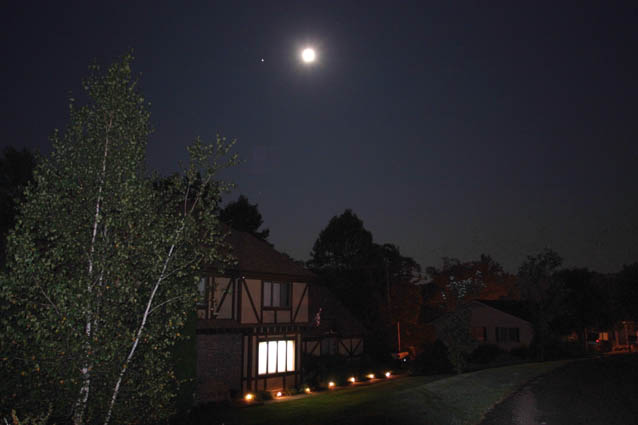 Mars & Moon  9/8/03