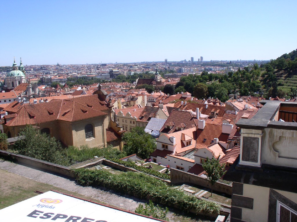 View from the castle south east across the city