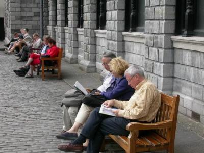 Everyone reads at Trinity College