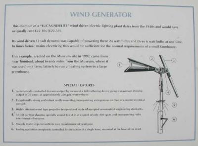Lucas-Freelite Wind Generator