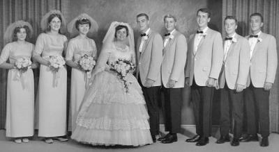 Laura and Paul's wedding  1966