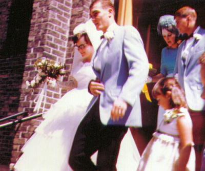 Laura and Paul's wedding 1966