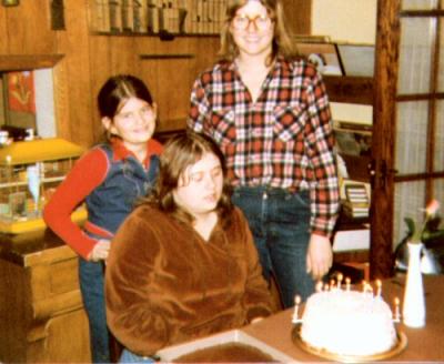 Kris, Kathie and Terri, March 1979