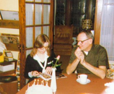 Mary and Dad, March 1979