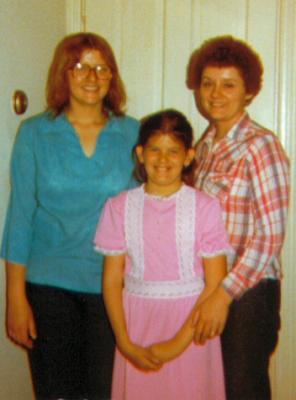 Terri, Kris, Sue, May 1979