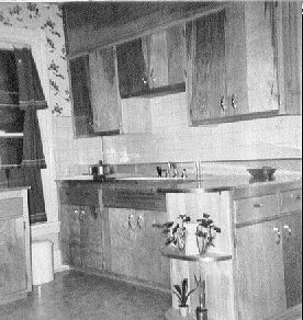 our kitchen, March 1952