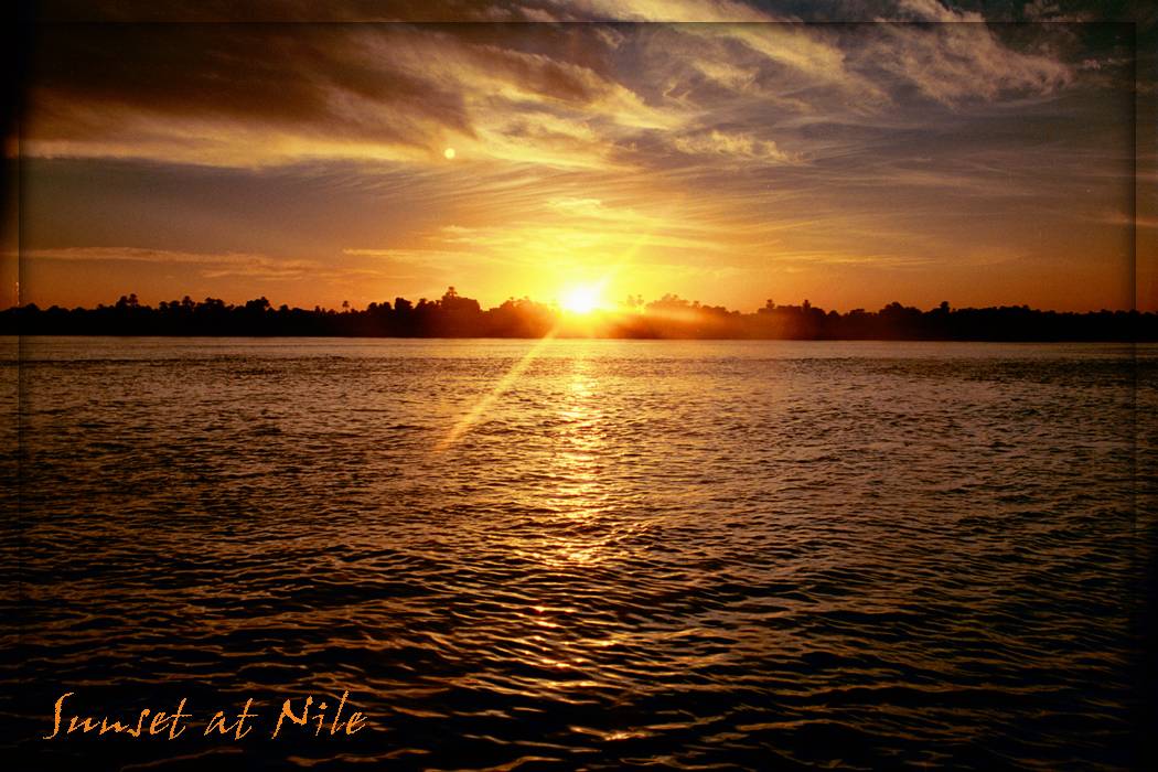 Sunset at Nile