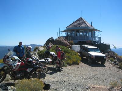 Bonanza King Lookout, Elevation 6,957 feet.