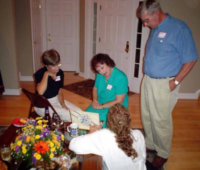 (l-r) Joyce Beach Oliff, Patti Higgins Fuhrer, Betty Sue Botkin Kagey, Wayne Kagey