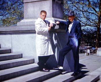 Dan Shaner (l) and Richard Downer (Note WHITE Socks!)