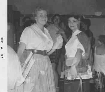 (l-r) Genie Forehand and Joyce Beach