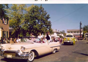In front of Herndon Town Hall on Old Elden Street