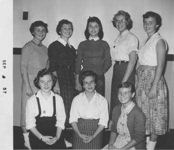 1957 Homecoming Queen and Princesses