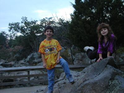 amanda and adam on fred olmstead memorial rock