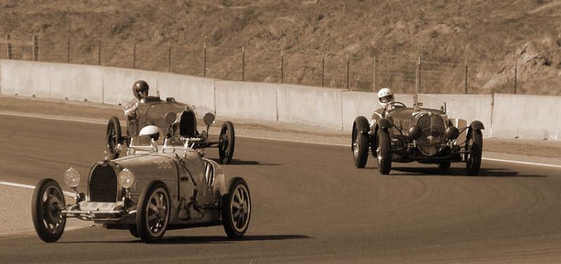 Bugattis in the turn